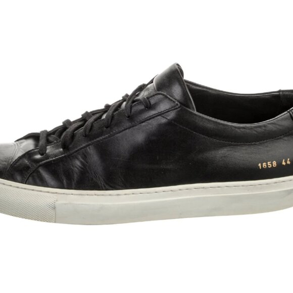 Common Projects Leather Low Top Sneakers - Size 44 (11/11.5 US) - Picture 4 of 6